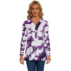 Grapes T- Shirt Purple Grapes Photo T- Shirt Long Sleeve Drawstring Hooded Top by maxcute