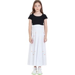 Gray Cat Pattern T- Shirt Cute Gray Cat Pattern T- Shirt Kids  Flared Maxi Skirt by maxcute