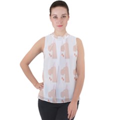 Great Dane Dog Pattern T- Shirt Great Dane Dog Pattern T- Shirt Mock Neck Chiffon Sleeveless Top by maxcute