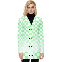 Green Checker T- Shirt Green Checker T- Shirt Button Up Hooded Coat  by maxcute