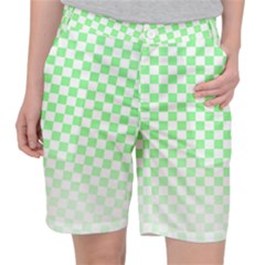 Green Checker T- Shirt Green Checker T- Shirt Pocket Shorts by maxcute