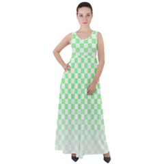 Green Checker T- Shirt Green Checker T- Shirt Empire Waist Velour Maxi Dress by maxcute