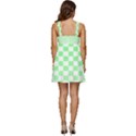 Green Checker T- Shirt Green Checker T- Shirt Ruffle Strap Babydoll Chiffon Dress View4