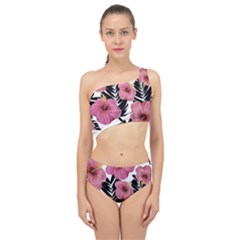 Hawaii T- Shirt Hawaian Floral Pattern T- Shirt Spliced Up Two Piece Swimsuit by maxcute