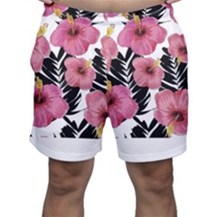 Hawaii T- Shirt Hawaian Floral Pattern T- Shirt Men s Shorts