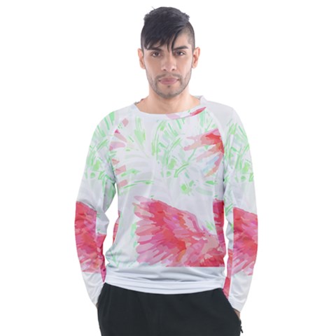 Hawaii T- Shirt Hawaii Akahai Pattern T- Shirt Men s Long Sleeve Raglan Tee by maxcute