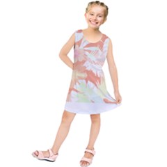 Hawaii T- Shirt Hawaii Alpha De Purple Pattern T- Shirt Kids  Tunic Dress