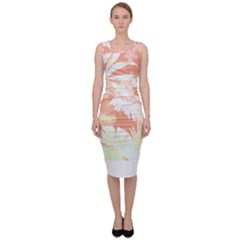 Hawaii T- Shirt Hawaii Alpha De Purple Pattern T- Shirt Sleeveless Pencil Dress