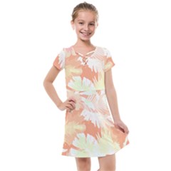 Hawaii T- Shirt Hawaii Alpha De Purple Pattern T- Shirt Kids  Cross Web Dress