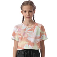 Hawaii T- Shirt Hawaii Alpha De Purple Pattern T- Shirt Kids  Basic Tee