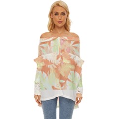 Hawaii T- Shirt Hawaii Alpha De Purple Pattern T- Shirt Off Shoulder Chiffon Pocket Shirt