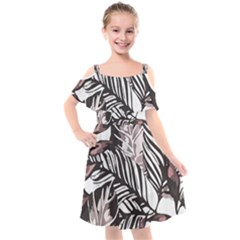 Hawaii T- Shirt Hawaii Alphafa Pattern T- Shirt Kids  Cut Out Shoulders Chiffon Dress by maxcute