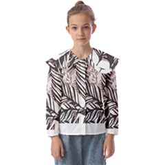 Hawaii T- Shirt Hawaii Alphafa Pattern T- Shirt Kids  Peter Pan Collar Blouse by maxcute