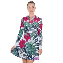 Hawaii T- Shirt Hawaii Antler Garden T- Shirt Long Sleeve Panel Dress by maxcute