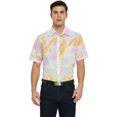 Hawaii T- Shirt Hawaii Bail Pattern T- Shirt Men s Short Sleeve Pocket Shirt  by maxcute