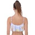 Hawaii T- Shirt Hawaii Bail Pattern T- Shirt Frill Bikini Top View2