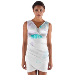 Hawaii T- Shirt Hawaii Beautiful Pattern T- Shirt Wrap Front Bodycon Dress