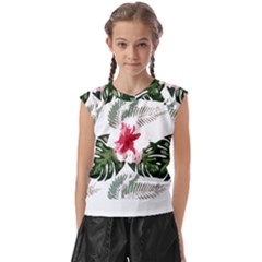 Hawaii T- Shirt Hawaii Blood Flower Garden T- Shirt Kids  Raglan Cap Sleeve Tee by maxcute