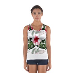 Hawaii T- Shirt Hawaii Blood Flower Garden T- Shirt Sport Tank Top  by maxcute