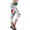 Hawaii T- Shirt Hawaii Blood Flower Garden T- Shirt Lightweight Velour Capri Leggings  View4