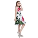 Hawaii T- Shirt Hawaii Blood Flower Garden T- Shirt Kids  Skater Dress View3