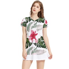 Hawaii T- Shirt Hawaii Blood Flower Garden T- Shirt Women s Sports Skirt by maxcute