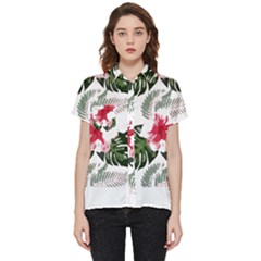 Hawaii T- Shirt Hawaii Blood Flower Garden T- Shirt Short Sleeve Pocket Shirt by maxcute