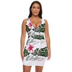 Hawaii T- Shirt Hawaii Blood Flower Garden T- Shirt Draped Bodycon Dress by maxcute