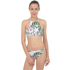 Hawaii T- Shirt Hawaii Bloom Creative T- Shirt Racer Front Bikini Set by maxcute