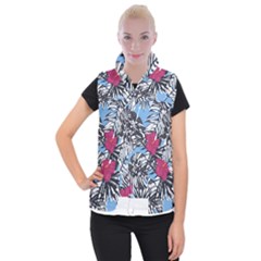 Hawaii T- Shirt Hawaii Blossom Fashion T- Shirt Women s Button Up Vest