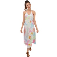 Hawaii T- Shirt Hawaii Blossoms Garden T- Shirt Halter Tie Back Dress  by maxcute