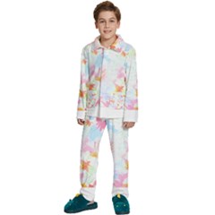 Hawaii T- Shirt Hawaii Blossoms Garden T- Shirt Kids  Long Sleeve Velvet Pajamas Set by maxcute