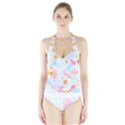 Hawaii T- Shirt Hawaii Blossoms Garden T- Shirt Halter Swimsuit View1