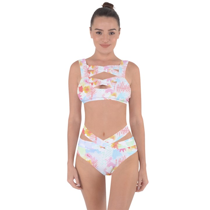 Hawaii T- Shirt Hawaii Blossoms Garden T- Shirt Bandaged Up Bikini Set 