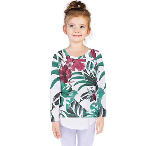 Hawaii T- Shirt Hawaii Branch Garden T- Shirt Kids  Long Sleeve Tee by maxcute