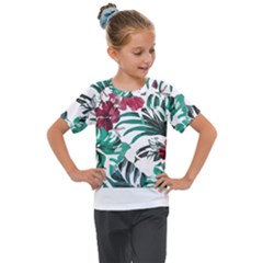 Hawaii T- Shirt Hawaii Branch Garden T- Shirt Kids  Mesh Piece Tee