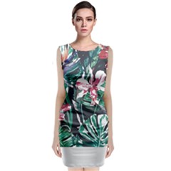 Hawaii T- Shirt Hawaii Branch Trend T- Shirt Classic Sleeveless Midi Dress by maxcute