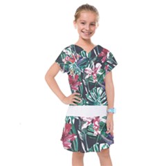 Hawaii T- Shirt Hawaii Branch Trend T- Shirt Kids  Drop Waist Dress by maxcute