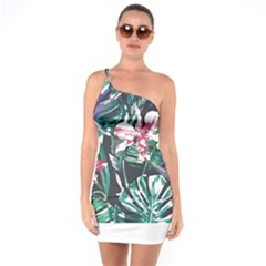 Hawaii T- Shirt Hawaii Branch Trend T- Shirt One Soulder Bodycon Dress by maxcute