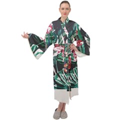 Hawaii T- Shirt Hawaii Branch Trend T- Shirt Maxi Velour Kimono by maxcute