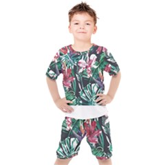 Hawaii T- Shirt Hawaii Branch Trend T- Shirt Kids  Tee And Shorts Set by maxcute