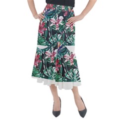 Hawaii T- Shirt Hawaii Branch Trend T- Shirt Midi Mermaid Skirt by maxcute