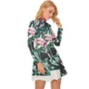 Hawaii T- Shirt Hawaii Branch Trend T- Shirt Long Sleeve Velour Longline Dress View3