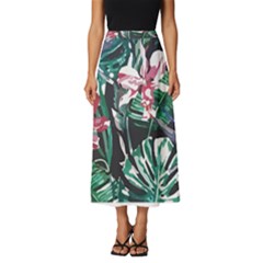 Hawaii T- Shirt Hawaii Branch Trend T- Shirt Classic Midi Chiffon Skirt