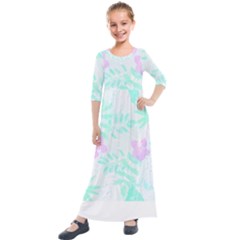 Hawaii T- Shirt Hawaii Chag Trend T- Shirt Kids  Quarter Sleeve Maxi Dress by maxcute