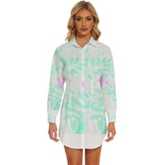 Hawaii T- Shirt Hawaii Chag Trend T- Shirt Womens Long Sleeve Shirt Dress