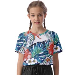 Hawaii T- Shirt Hawaii Christmas Flower Fashion T- Shirt Kids  Basic Tee by maxcute