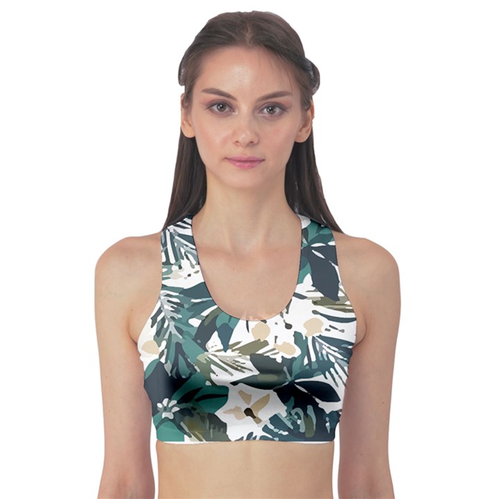 Hawaii T- Shirt Hawaii Christmas Flower Trend T- Shirt Sports Bra