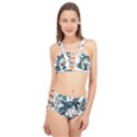 Hawaii T- Shirt Hawaii Christmas Flower Trend T- Shirt Cage Up Bikini Set View1