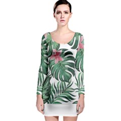 Hawaii T- Shirt Hawaii Coral Flower Fashion T- Shirt Long Sleeve Bodycon Dress by maxcute